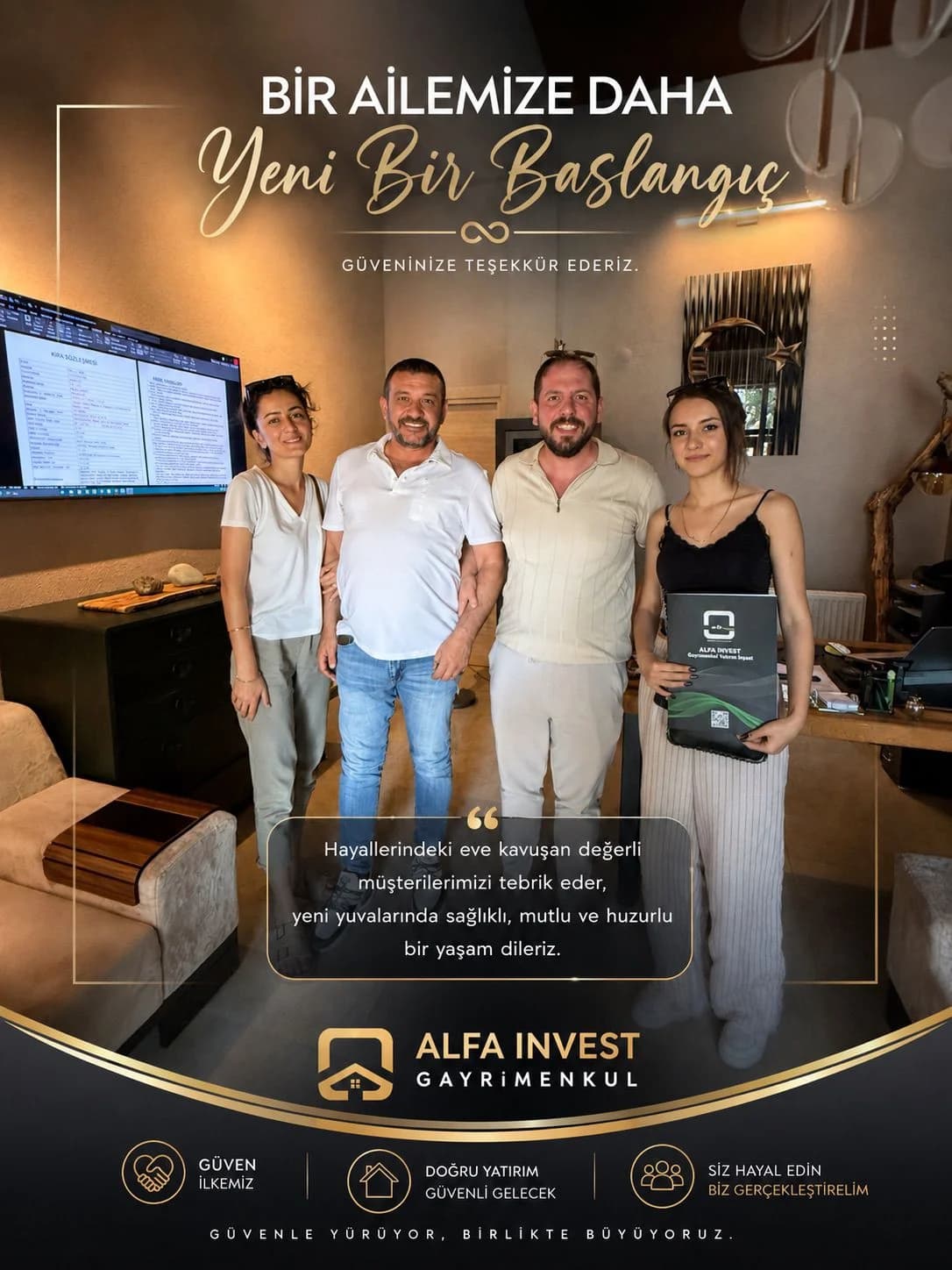 Bir Ailemizi Daha Yeni Yuvasıyla Buluşturduk