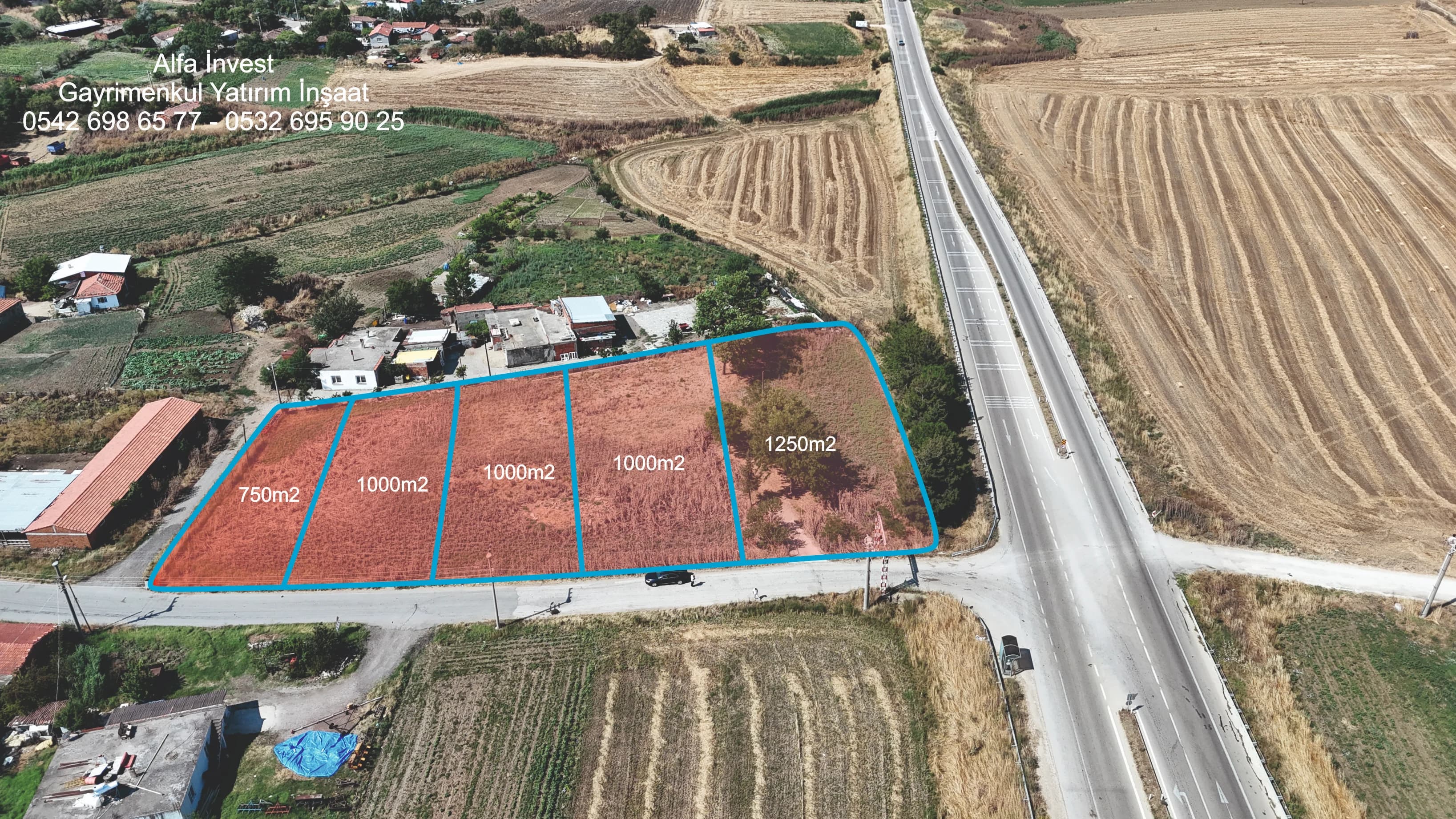 Edirne Keşan Satılık Arsa - Siğilli Köyü Girişinde Enez Yoluna Cephe İmarlı Arsalar