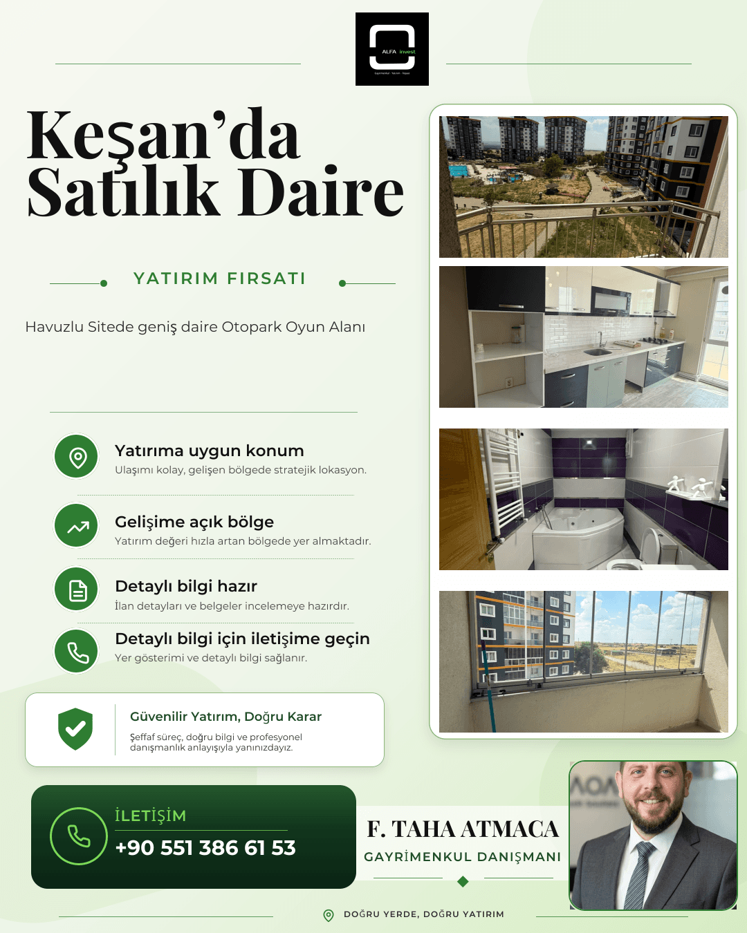 Satılık Rezidans 3.5+1 Daire
